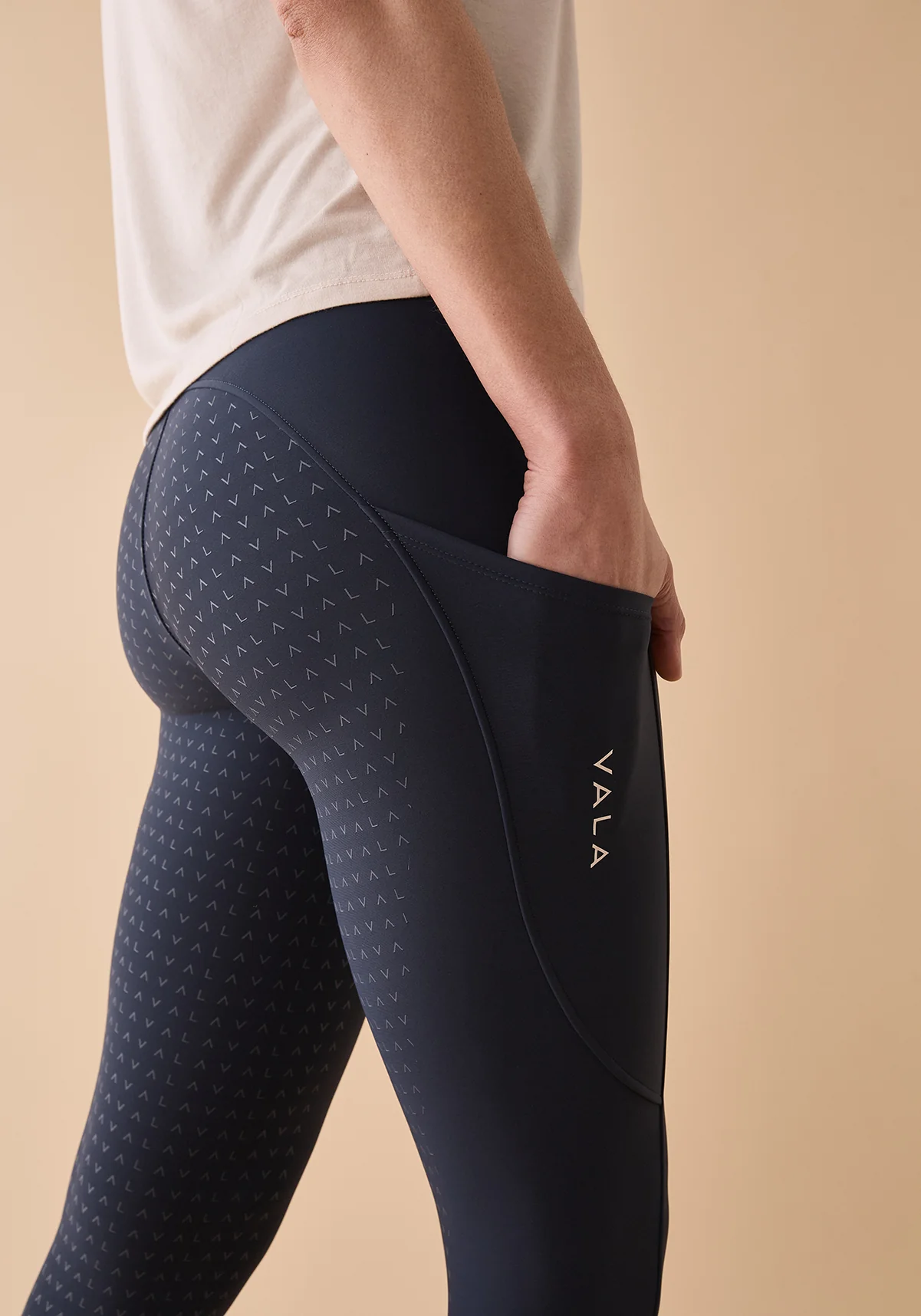Active Everyday Riding Leggings - Navy - Image 3