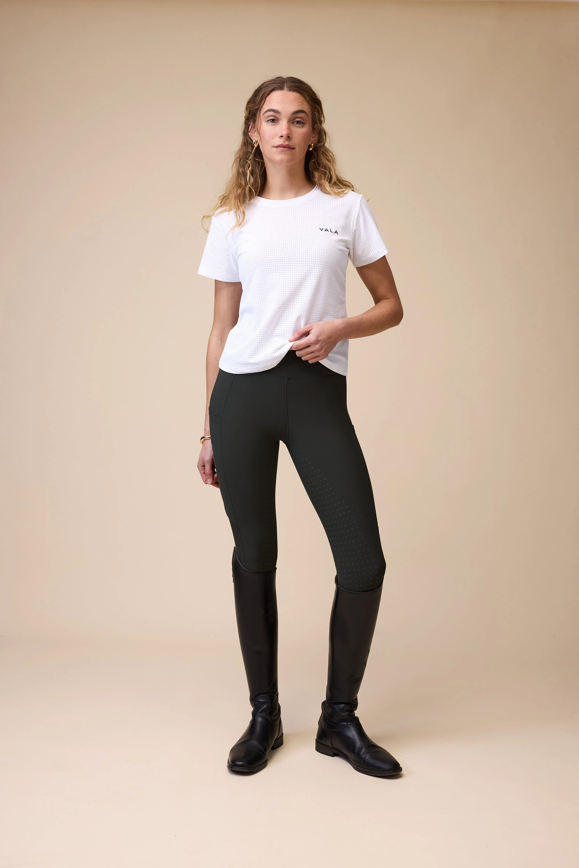 Mesh Tee - White - Image 4