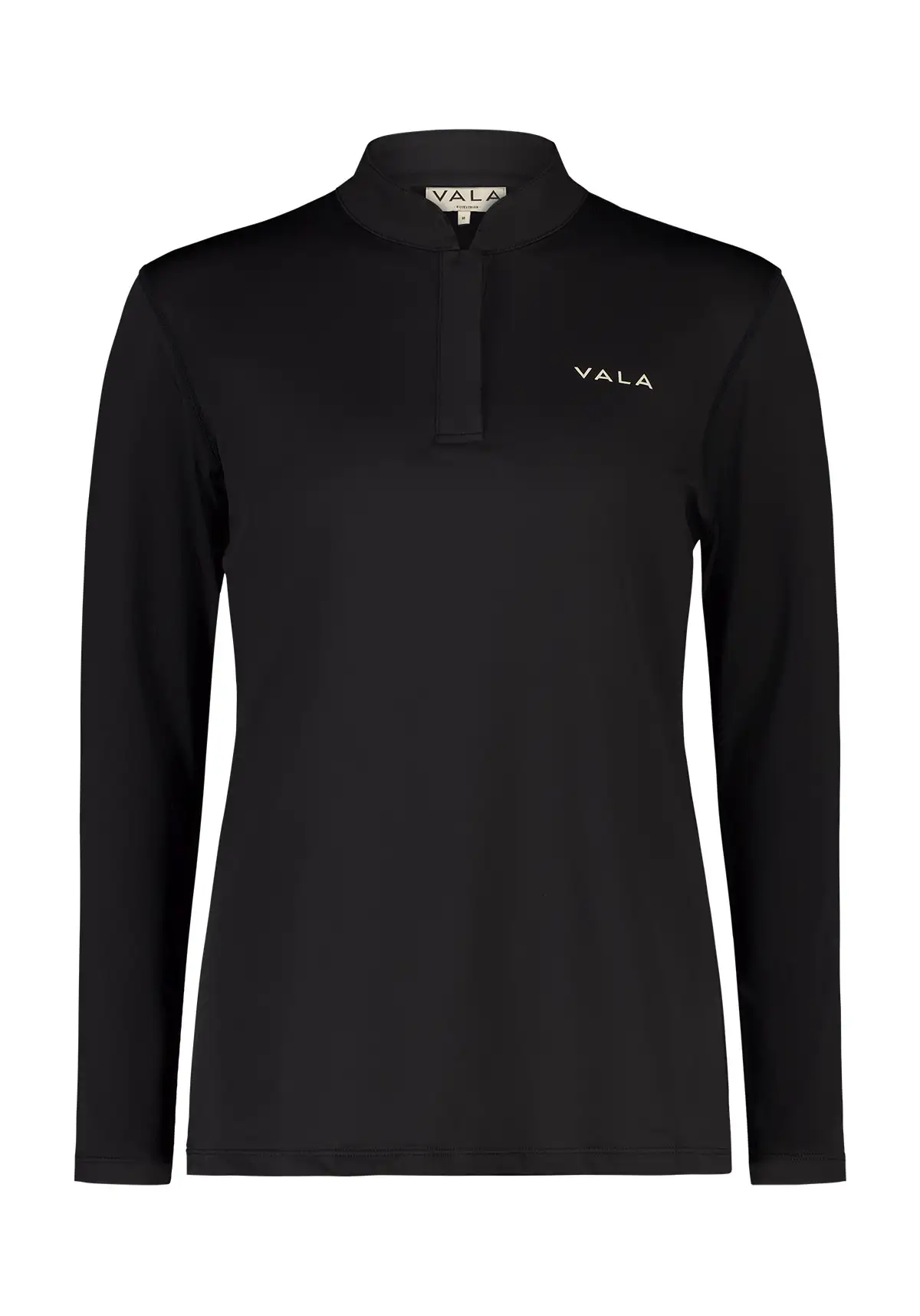 Connected Long Sleeve Polo - Black - Image 3