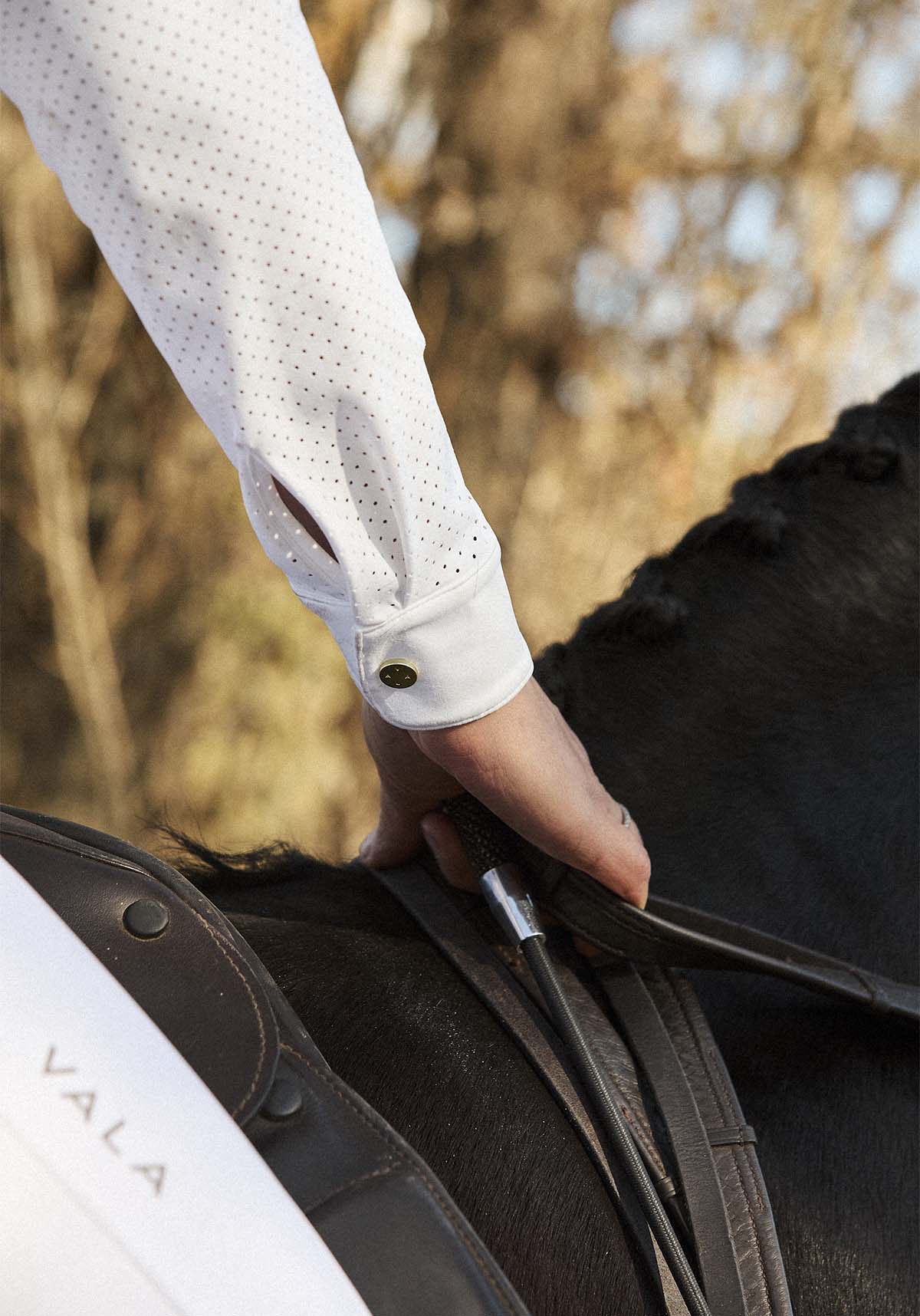 Mesh Show Shirt L/S - White - Image 10