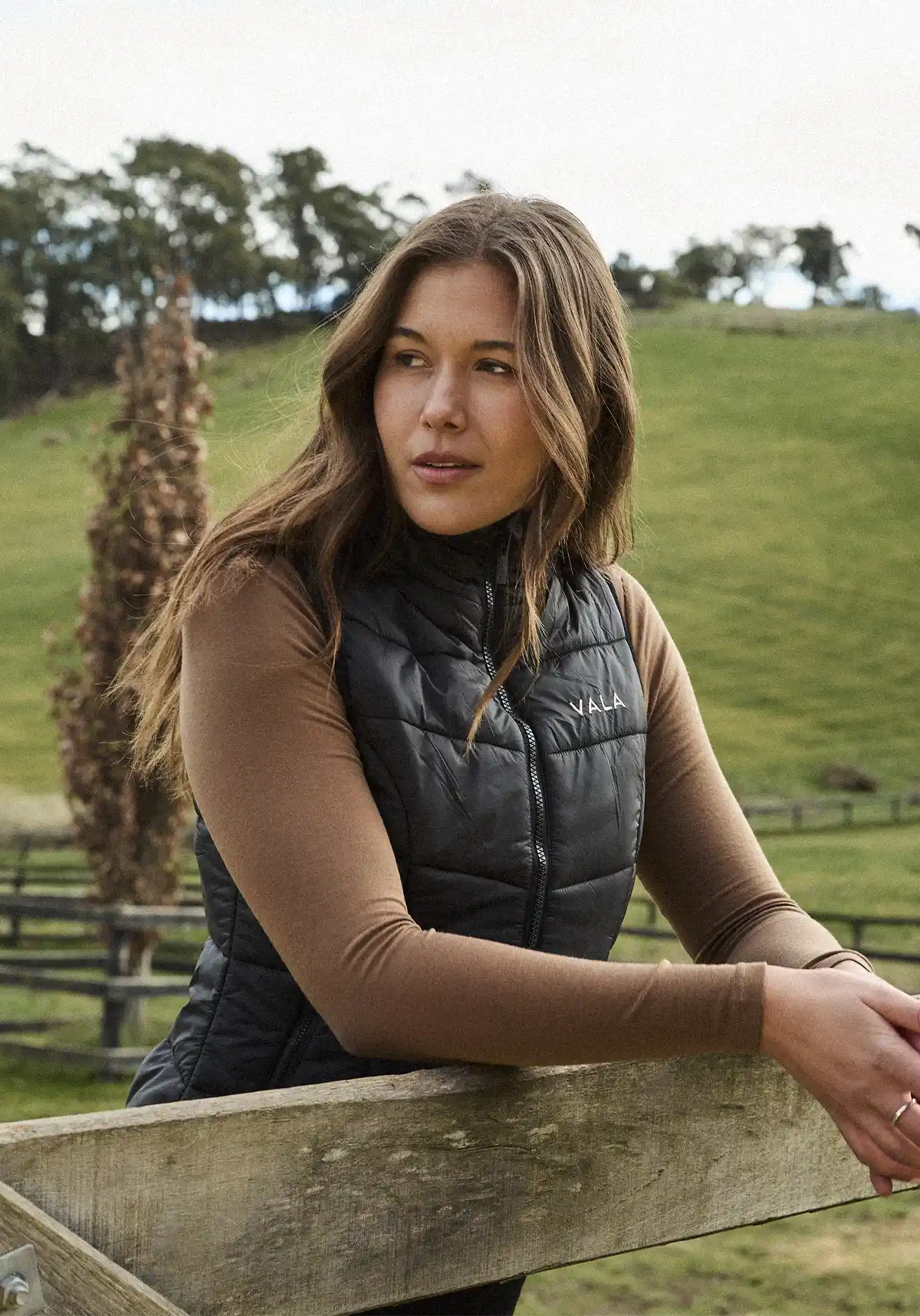 Slimline Puffer Vest - Black - Image 3