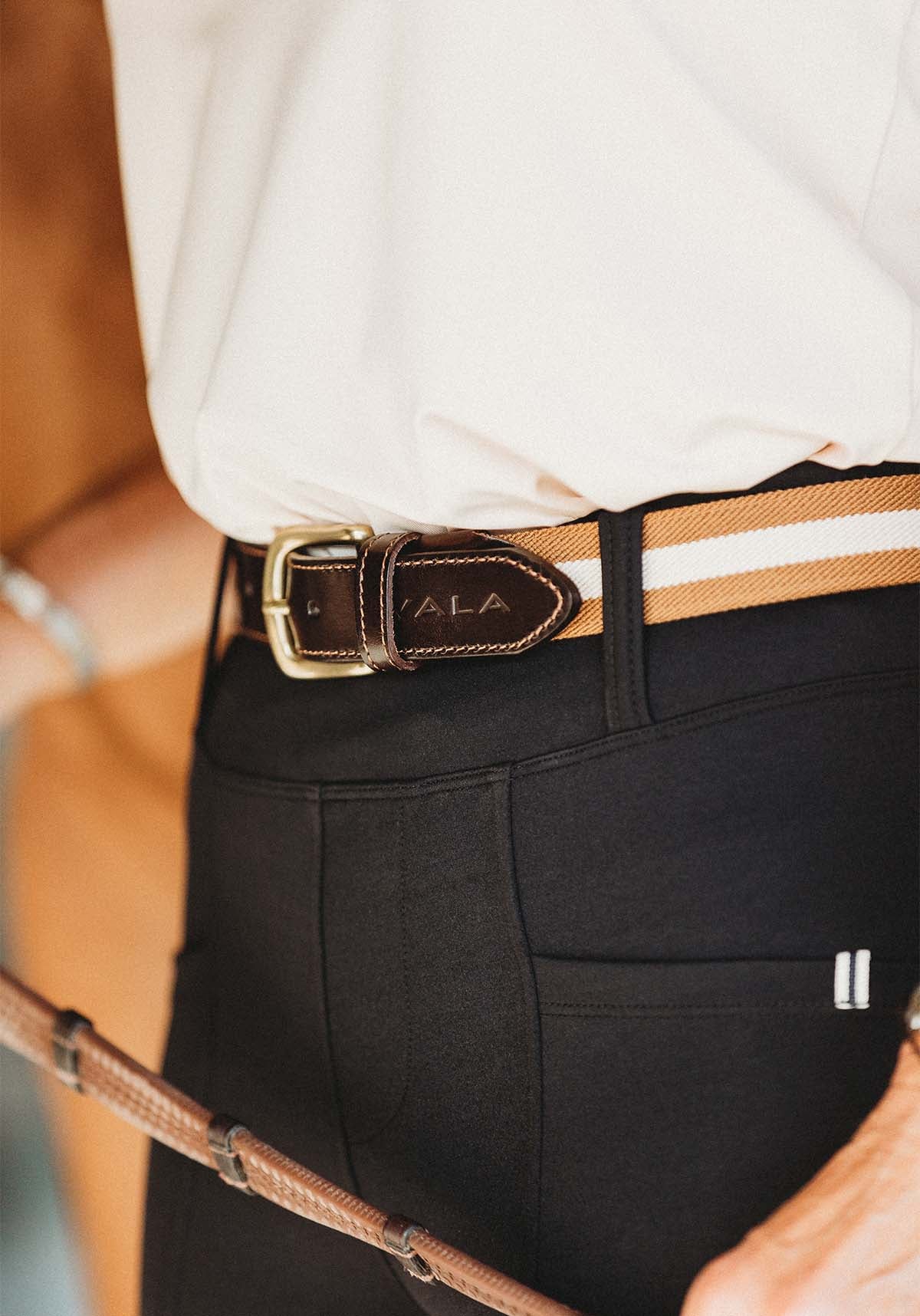 VALA Lines Belt - Brown - Image 4