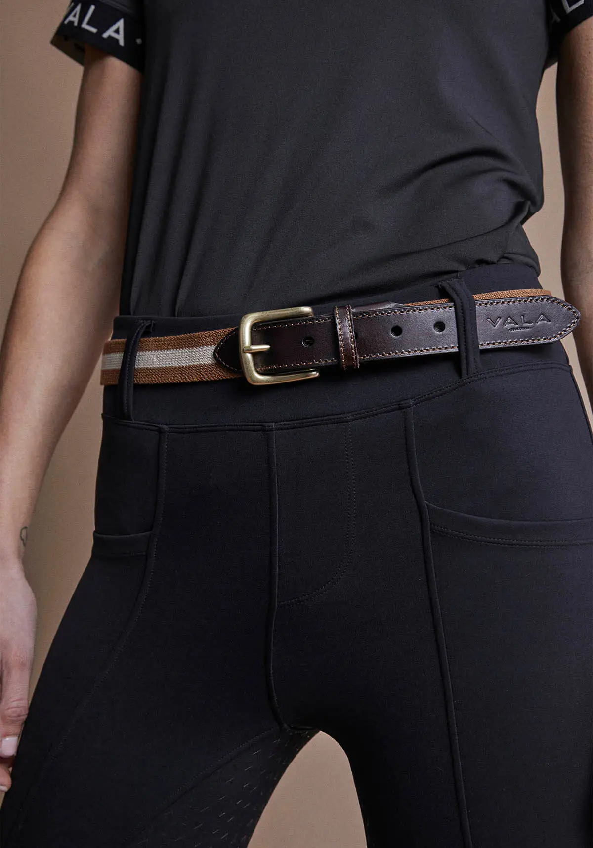 VALA Lines Belt - Brown - Image 6