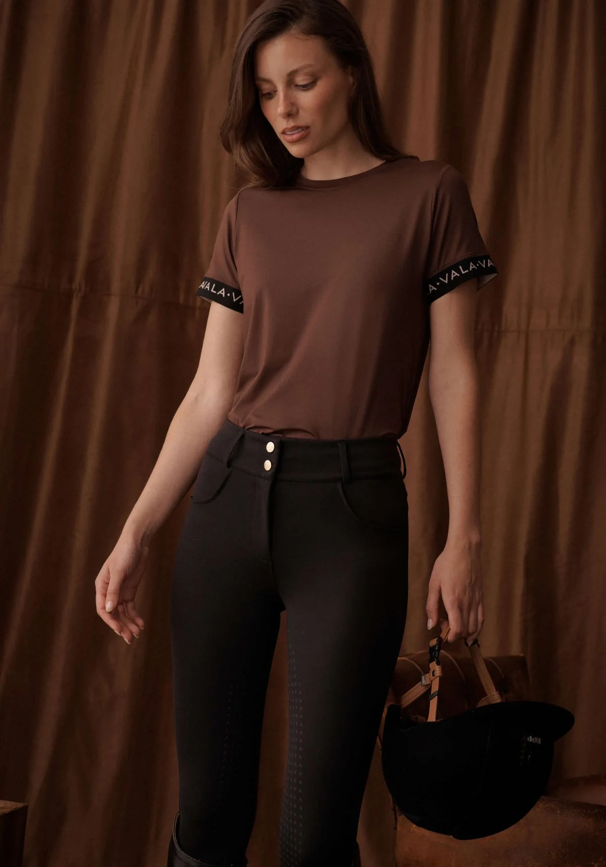 VALA Training Tee - Chocolate - Image 3