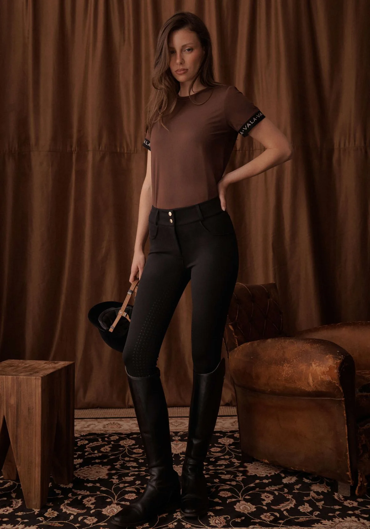 VALA Training Tee - Chocolate - Image 4