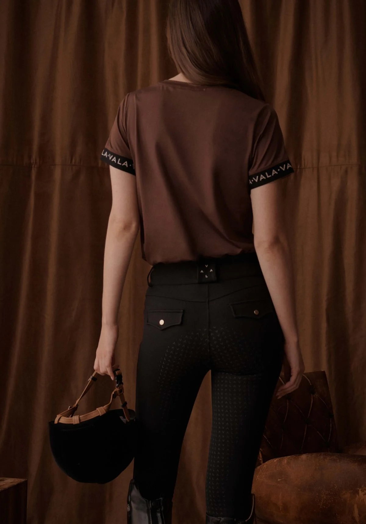 VALA Training Tee - Chocolate - Image 6